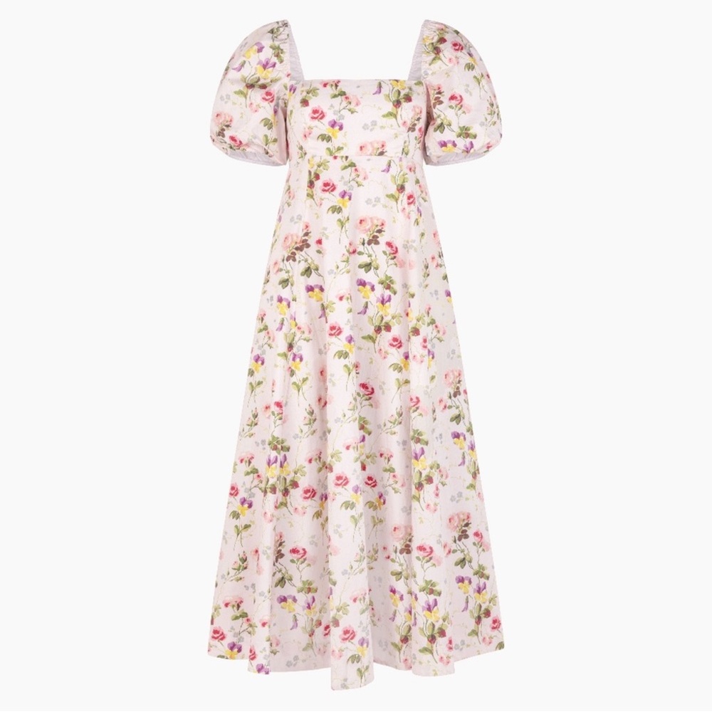 HILL HOUSE Matilda Dress, Pink Bluebonnet, Small